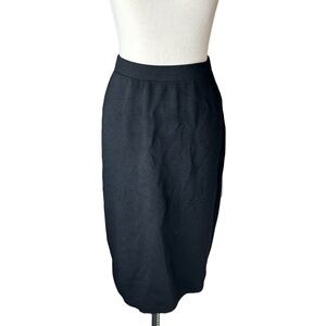 St John Basics classic black knit skirt